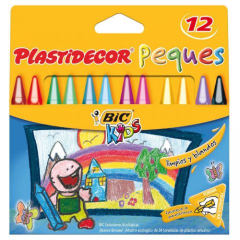 CERAS PLASTIDECOR  PEQUES 12U 
