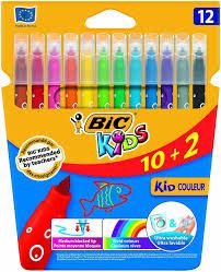 ESTUCHE 10+2 ROTULADORES ULTRALAVABLES KID COULEUR