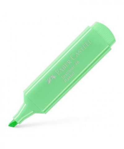 MARCADOR FLUOR TEXTLINER VERDE CLARO PASTEL FABER