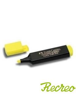 MARCADOR FLUOR TEXTLINER AMARILLO FABER CASTELL