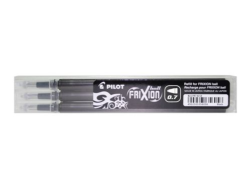PACK 3 RECAMBIOS FRIXION NEGRO PILOT