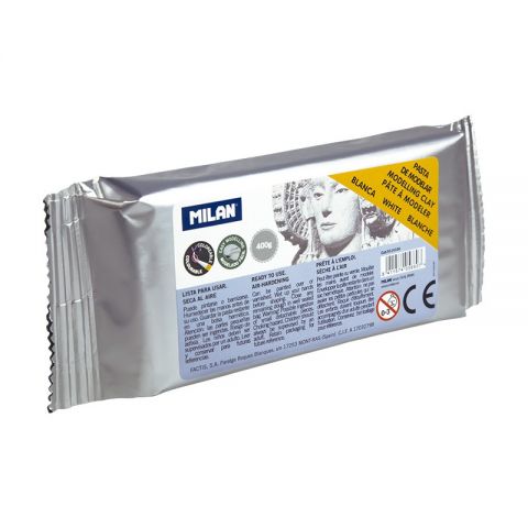 Pasta MILAN para modelar blanca 400 g
