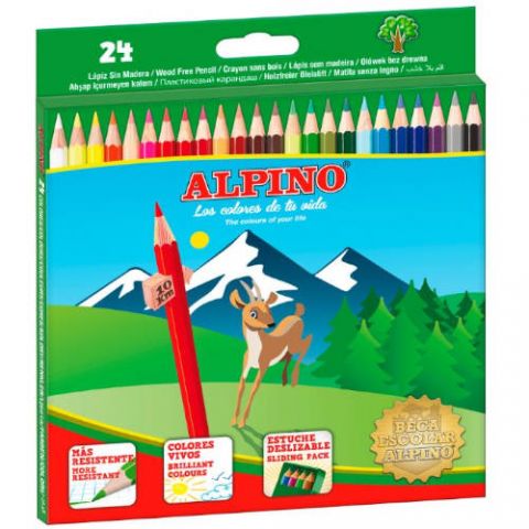 LAPICES DE COLORES ALPINO 24U 