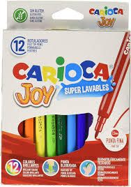 ROTULADORES CARIOCA 12UNIDADES JOY 
