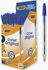 BOLIGRAFO BIC CRISTAL  TRANSPA TRAZO 0,4 MM AZUL
